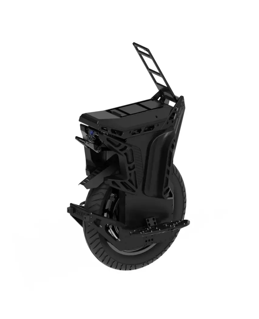 begode et max electric unicycle with integrated throlley