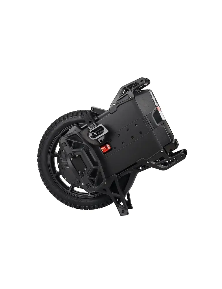 veteran lynx electric unicyle wth integrated suspension and kickstand